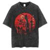 Hot Sale VINLAND SAGA Manga Graphic Print T-Shirt Men Women Vintage Washed O-Neck Cotton Casual Oversized Short Sleeve Streetwear Summer New Tee