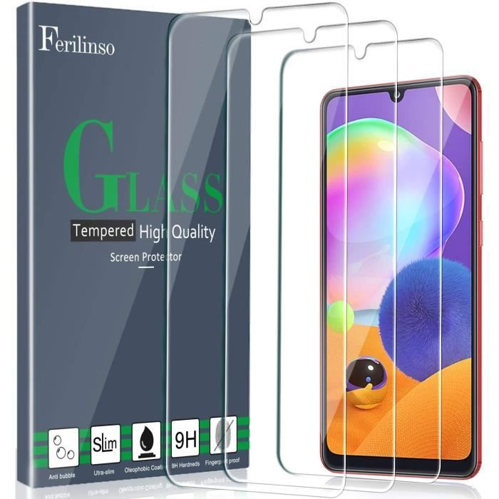 Verre Trempé - LittleMonkey - Samsung Galaxy A31 - 9H Dureté - Anti-Rayures - Haute Définition