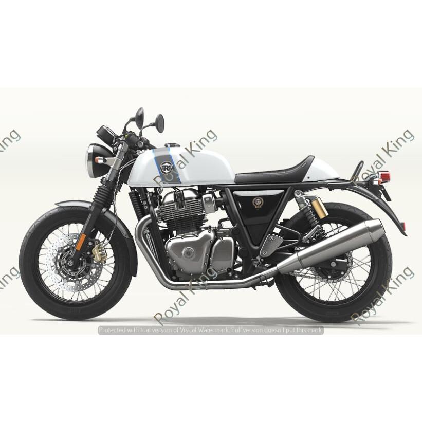 Royal Enfield GT Continental 650 "Single Seat Cowl" White