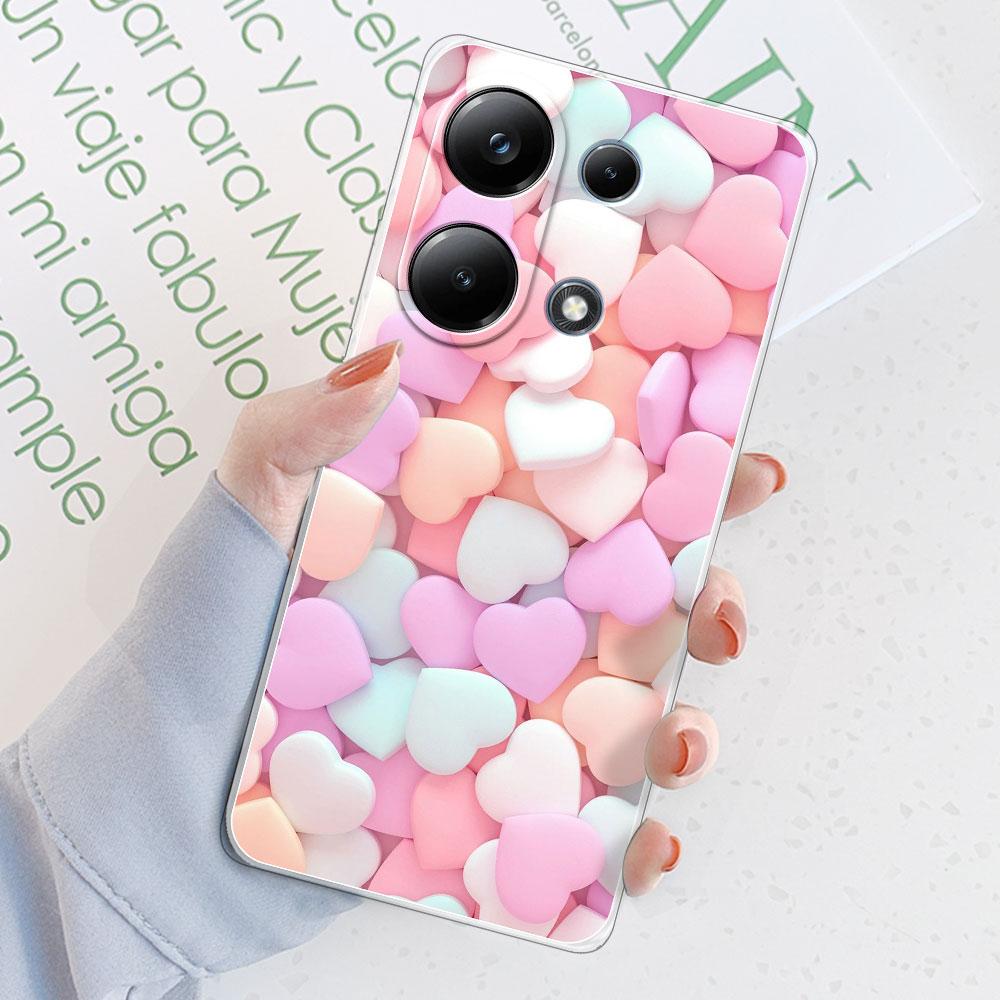 Für Redmi Note 13 Pro Hüllen Abdeckung Für Redmi Note 13 Transparent Schutz Weiches Silikon Handyhülle Funda oder Redmi Note 13 Pro Plus Coque