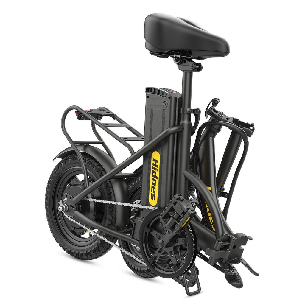 Hidoes HD- C5 Stadttaugliches faltbares E-Bike 250W Motor 36V10.4Ah Akku 25KM/H Höchstgeschwindigkeit 14 Zoll Offroad-Reifen 120kg Zuladung Unisex Elektrofahrrad