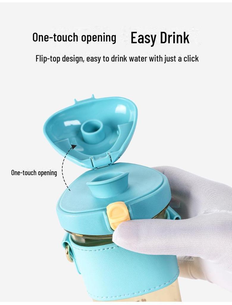 Large Capacity PPSU Learning Cup for Babies 6 Months and Up - Summer Direct Drinking Water Bottle