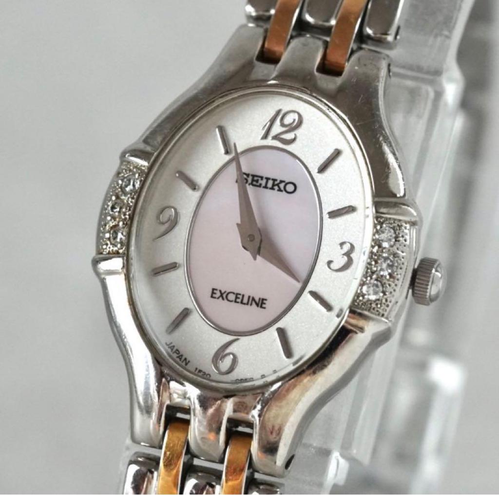 [USED] SEIKO Exceline 1F20-0AW0 Combination Quartz