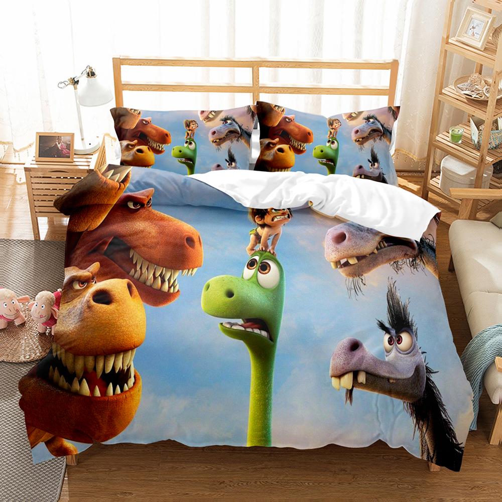 Animal Dinosaur 3D Print Bedding Set Scenery Comforter Luxury Duvet Cover Set Home Textile Decor Full Queen King Single Size Boy