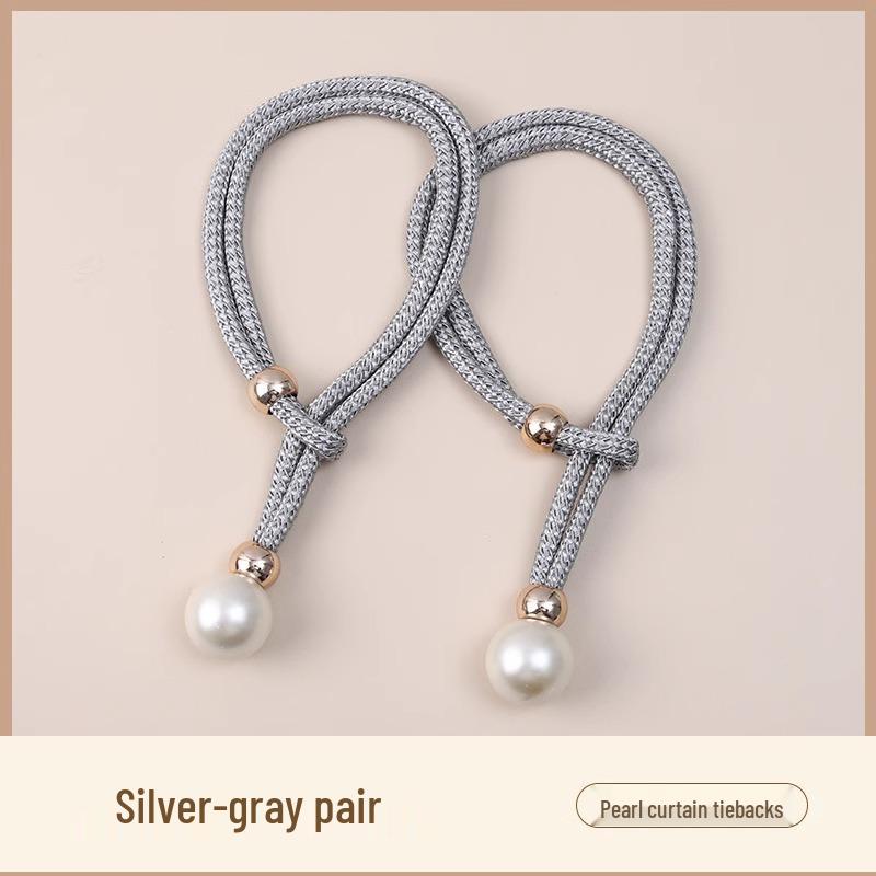 

Роскошные прозрачные подхваты для штор - Высококачественные аксессуары с веревочными пряжками для украшения