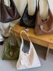High-End Simple Retro Woven One-Shoulder Tote Bag - Stylish and Trendy Mother-Child Design