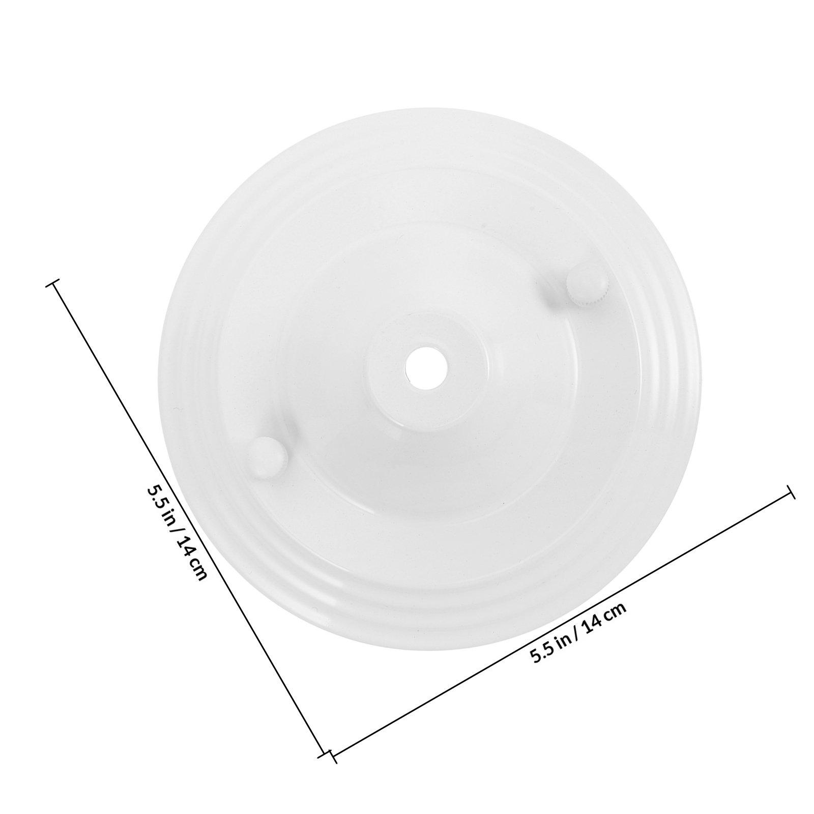 

Vintage Ceiling Light Cover Plate Iron Mounting Base for Pendant Lights Easy Installation Home Office Commercial Use Lamp белый