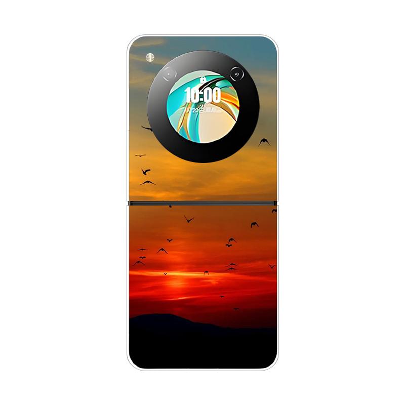 For ZTE Nubia Flip Flip2 Telefoncover Beskyttende Hård PC Skal Stilfuldt Dyremønster Gennemsigtigt Cover Til ZTE Libero Flip Covers