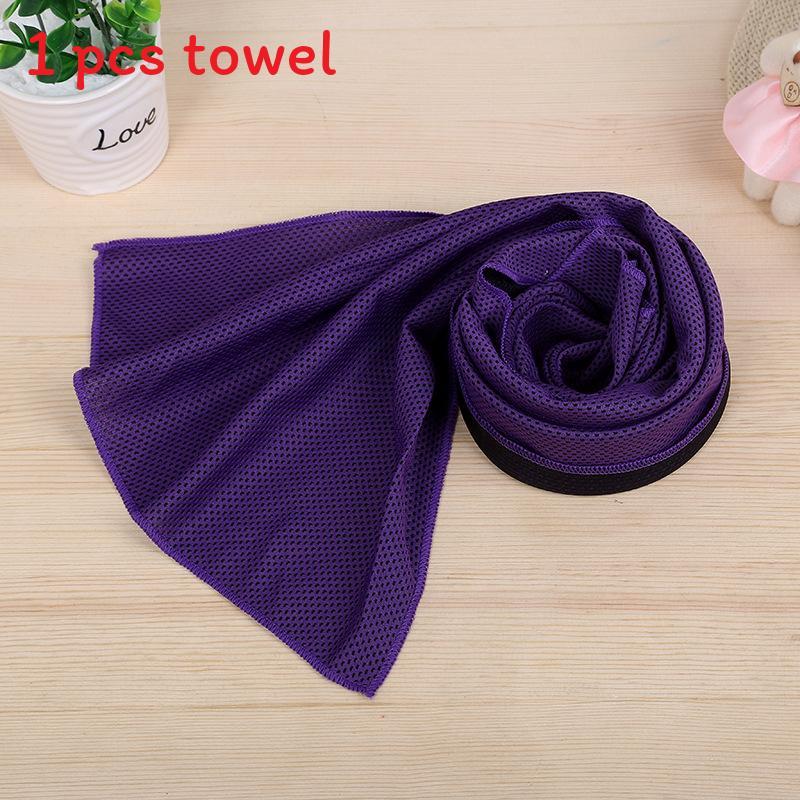 Outdoor Cooling Towel Polyester Fast Dry Ice Cold Sports Towel For Yoga Fitness