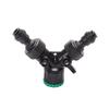 8mm Automatic Plant Watering Nozzle Tee Connector - Universal Spray & Quick Connect System
