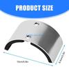 B0KB 2 Pezzi Parte di Ricambio per Zolle Zolle Piastre Curvate Accessori per Zolle Metalliche