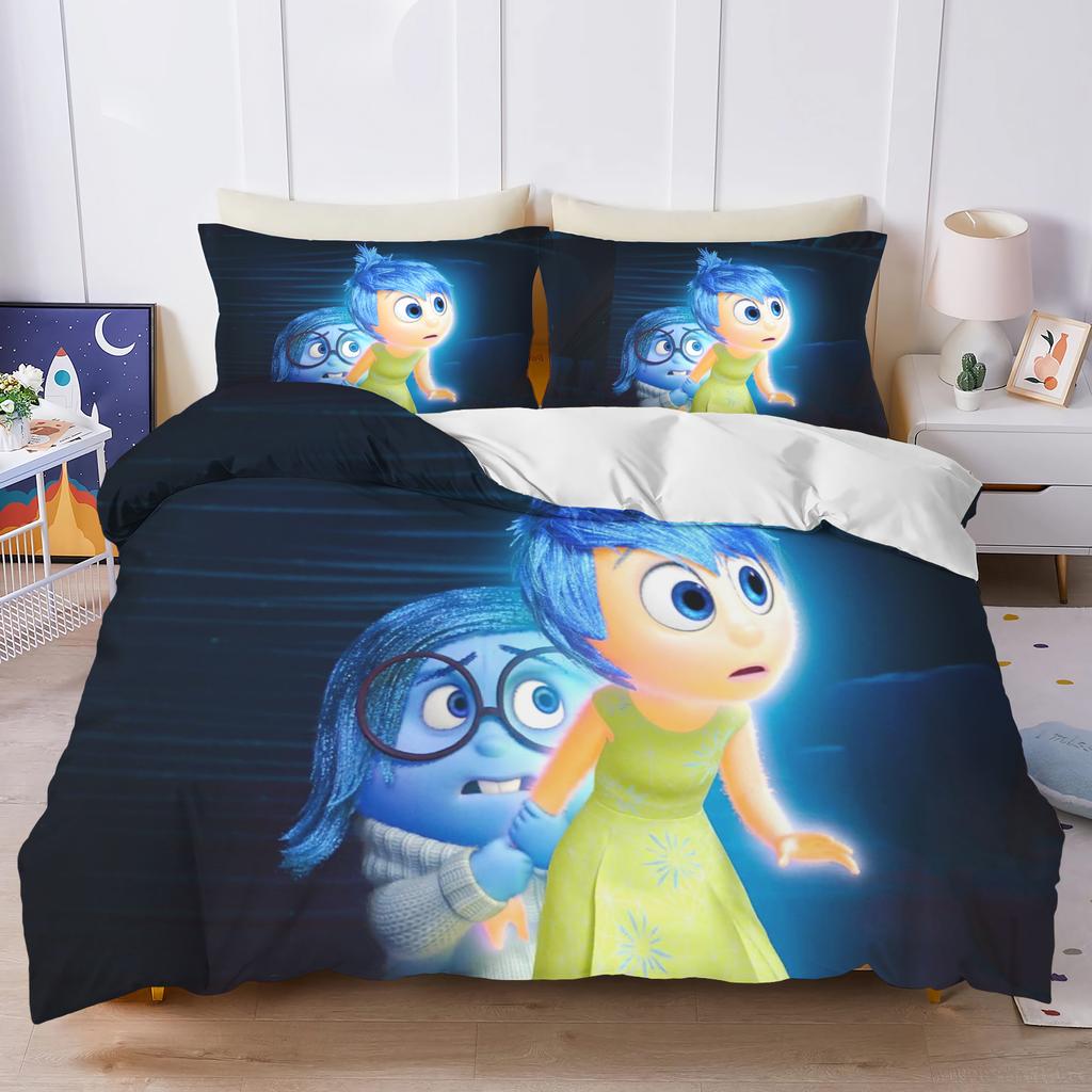 Inside Out Duvet Cover Set Comforter Bedding 3d Children'S Bedding Set 3-Piece 1 Quilt Cover King Size