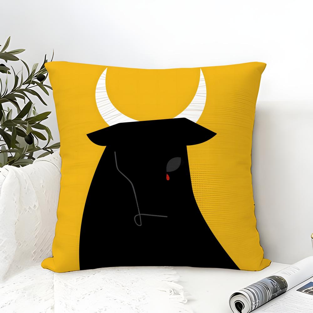 Color Illustrator W-Willian Santiago Art 3 Pillow Case Linen Pillow Case Sofa Home Decor Cushion Cover Cushion Cove