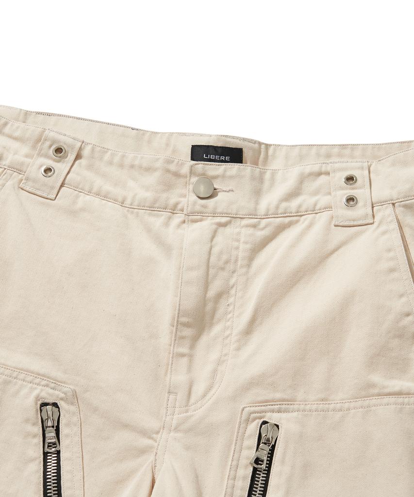 LIBERE Wide Shorts Pants / White