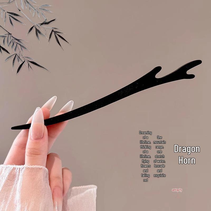 Ancient Chinese-Style Hanfu Hair Accessories: Elegant Updo Hairpins with Tassels for Women