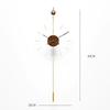 Simplicity Originality Wall Clock Modern Design Metal Luxury Wall Watches Clocks DIY Home Decor Silent Living Room Gift U9L8S0