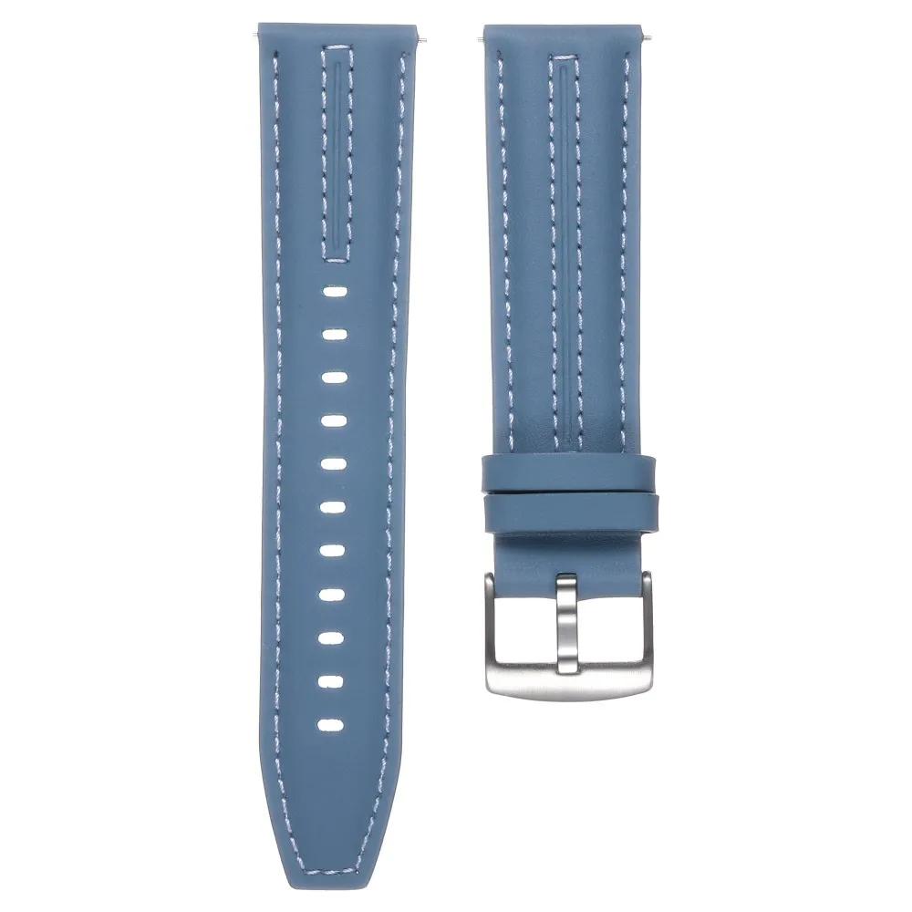 22mm 18mm Official Leather Strap  For Huawei Watch GT6 46mm Business Style Band For Huawei Watch GT5 6 Pro 46mm Wristband