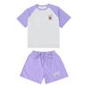 Girls' Summer 2025 Fashion Sports Set: Stylish Short Sleeve and Shorts for Big Girls