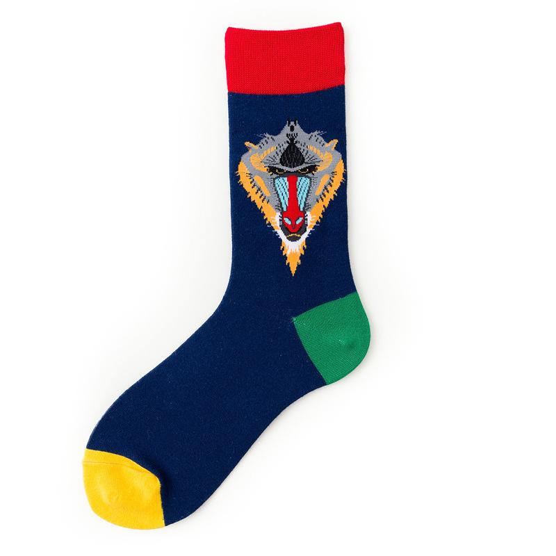 Hundreds Fashion Personality Cotton Socks Unisex Men Happy Street Skateboard Fruits Harajuku Gift Funny Boys Male Dress Sox