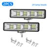 LED darbinio žibinto juosta rūko žibinto vairavimo žibinto lemputė visureigio sunkvežimio automobilio priekinis žibintas sunkvežimio traktoriaus valties priekabai 4x4 LED
