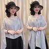 New Sunscreen Shawl Summer Chiffon Scarf Muffler Scarves Women Outdoor Sunscreen Shawl Wrap Soft Bandana Foulard Female Beach