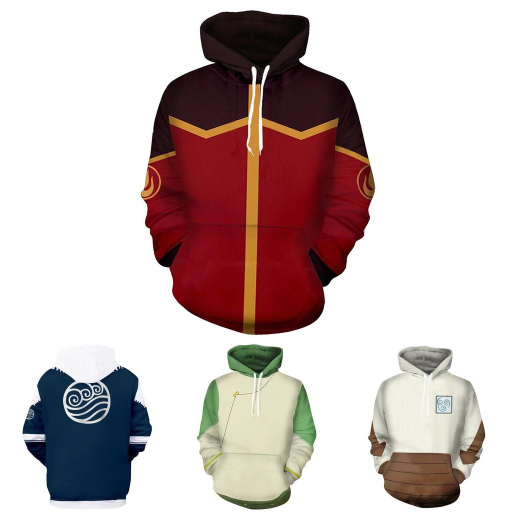 Luxurious Avatar The Last Airbender Hoodie Cosplay Costume Sweatshirt For Ultimate Comfort