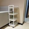 1 PCS multi-purpose Four Story Movable Storage Rack Kitchen Bathroom Rack Living Room Bedroom Floor Multi-layer Storage Cart