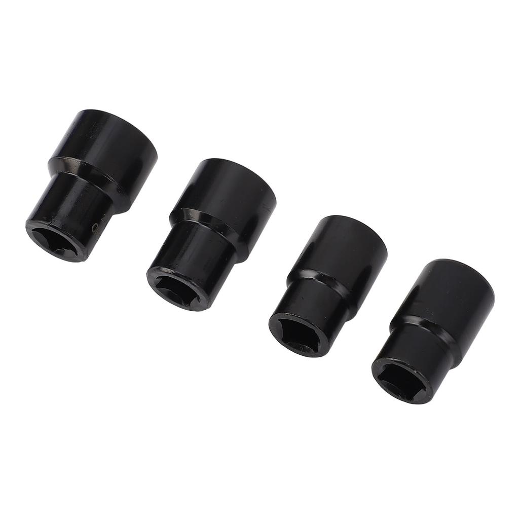 5Pcs Twist Socket Set Locking Wheel Nut Bolt Stud Extractor Removers 17mm 19mm 21mm 22mm Socket