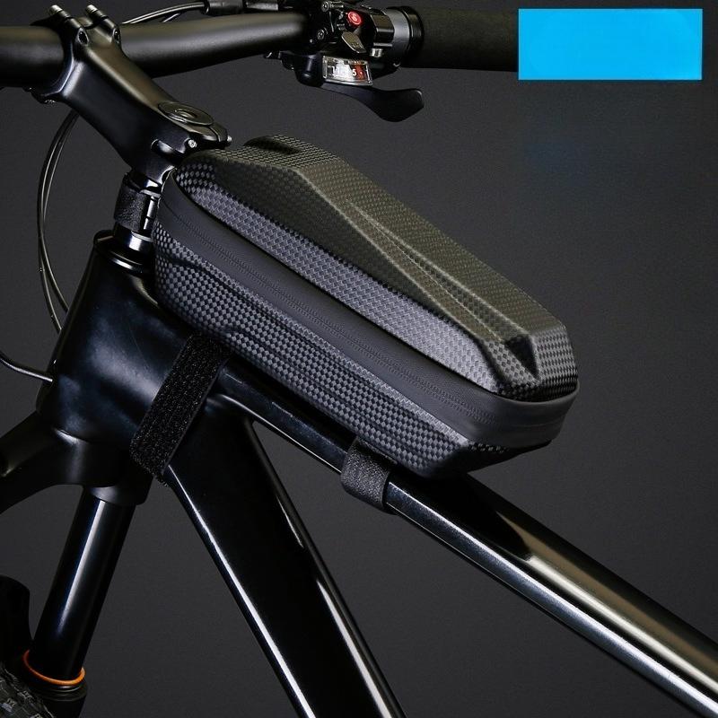 1Pc EVA Hard Shell Bike Bag Front Beam Bag Neutral Riding Upper Tube Bag