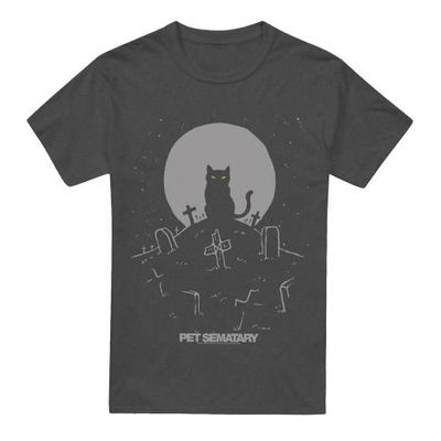 Pet Sematary Unisex Adult Cat With Tombstones T-Shirt
