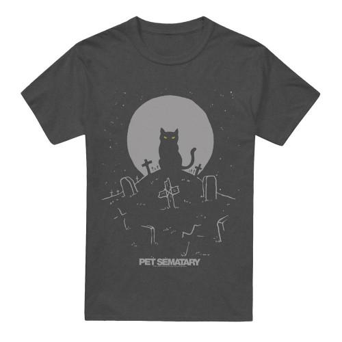 Pet Sematary Unisex Adult Cat With Tombstones T-Shirt