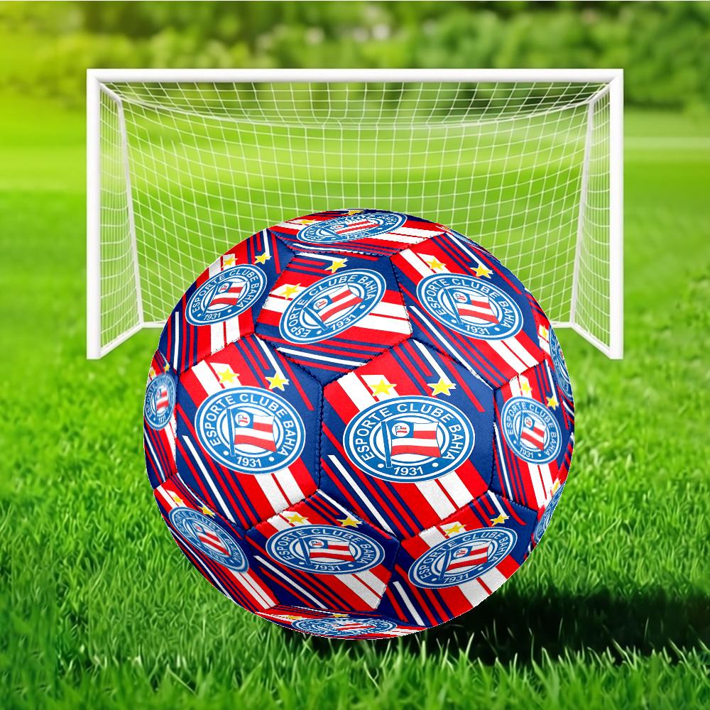 Fc Crest Design Printed Size 5 Soccer Ball - Durable, Machine-stitched, Soft and Comfortable, Suitable for Training and Matches Gift