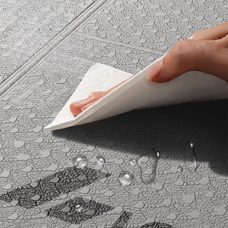 1Pc Foldable Yoga Mat Eco Friendly Tpe Folding Travel Fitness Exercise Double Sided Non-Slip For Pilates & Floor Workouts