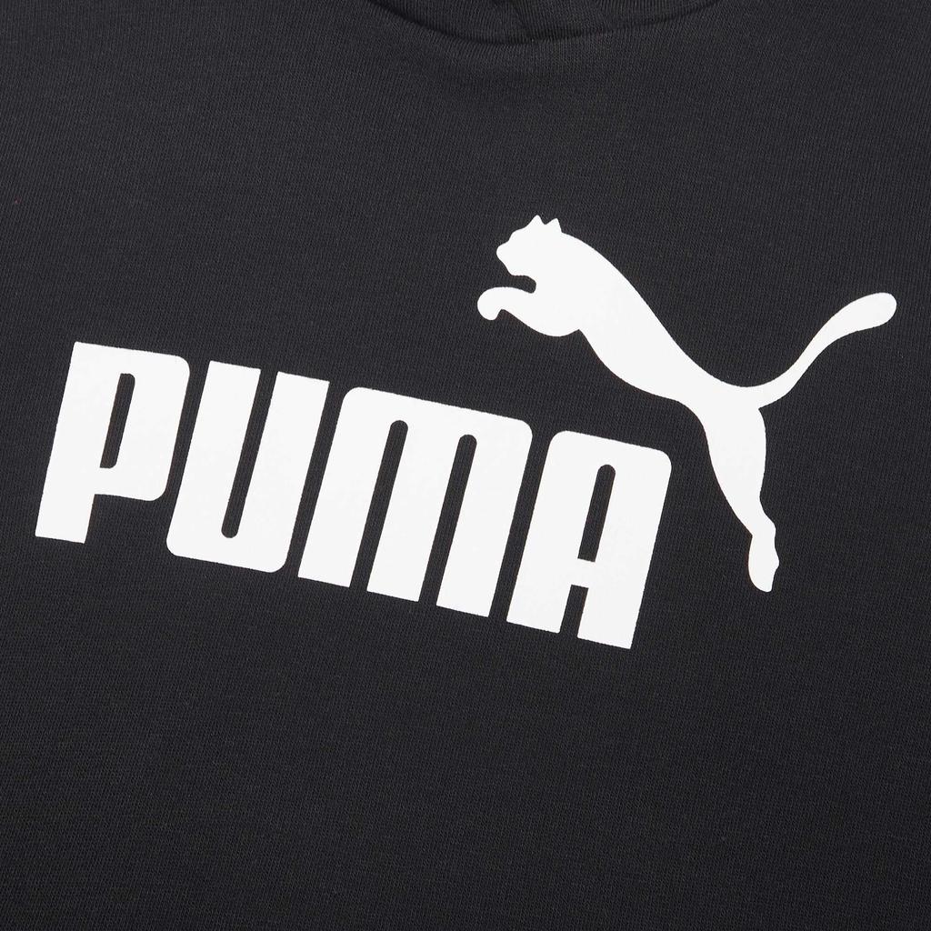 (WMNS) PUMA Amplified Cropped Hoodie 'Black' Women's 583817-01