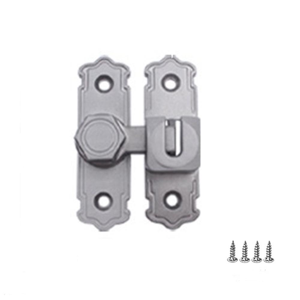 Anti-theft Door Hasp 90 180 Degree Door Bolts Sturdy Door Buckle  Kitchen Bedroom Bathroom