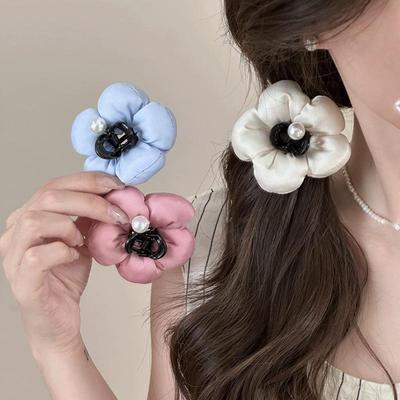 Korean Creative Flower Hair Claw Clips Headdress Women Girl Trendy Hair Clips Hair Accessories