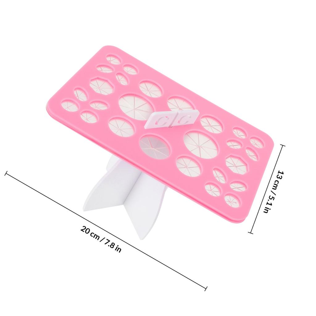 1Pcs Beauty Makeup Brush Drying Rack Stylish Brush Storage Holder Fine Workmanship Multi Hole Design Easy Disassemble
