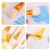 A84E-9 Pack Pottery Glaze Brushes Set For Pottery , Acrylic Painting , Watercolor, And Oil Painting - Brush Set