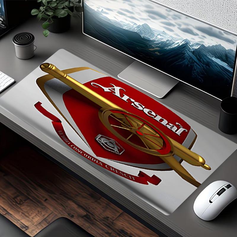 Voetbalteam F.C Print Muismat, voor Toetsenbord Pad Laptop PC Mat voor Kantoor Thuisgebruik, Bureau Decoratie, Perfect Verjaardagscadeau voor Gamers
