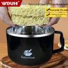 Zhaoran 304 Stainless Steel Instant Noodle Bowl with Lid