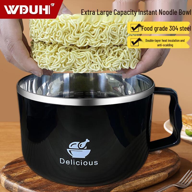 Zhaoran 304 Stainless Steel Instant Noodle Bowl with Lid