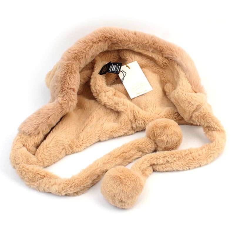 Universal Chemistry Bear Fur Beige Balaclava