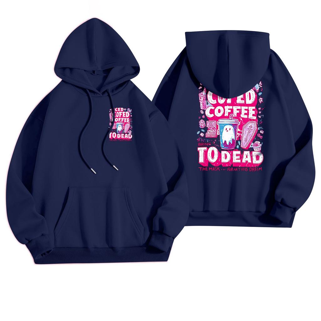 Women's Casual Fashion Halloween Printed Leisure Hooded Sweatshirt With Pockets