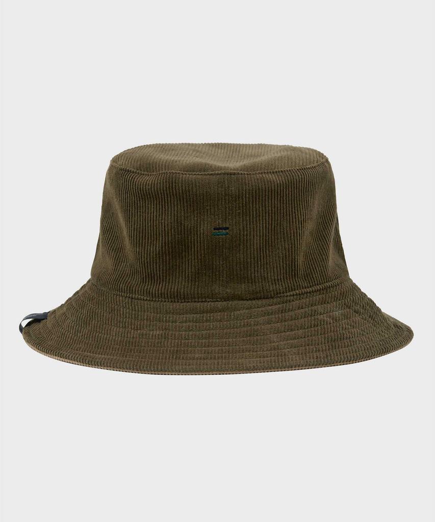 FFEFF STUDIO Corduroy Reversible Bucket Hat (Beige/Khaki)
