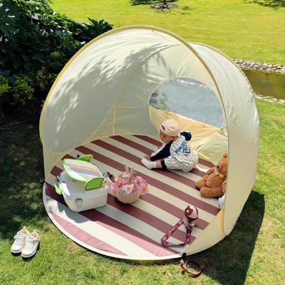 Tragbares Outdoor-Faltzelt Einhandöffnung Campingzelt Sonnenschutz Wasserdicht Picknick Strandzelt
