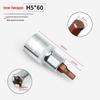 Hexagonal Press-Fit Socket Head Air Gun Tool Set, 1/2H, Extra Hard S2 Alloy Steel, Electric-Pneumatic.
