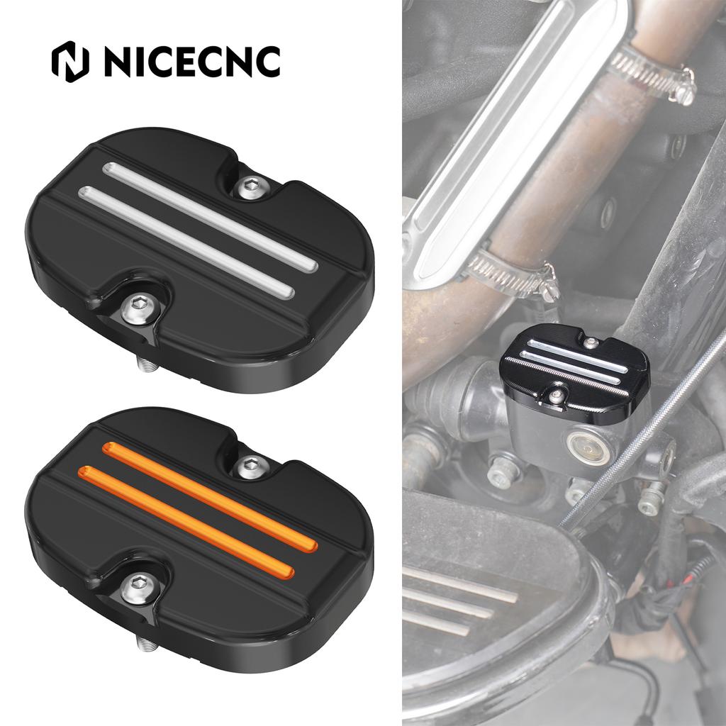 Replace 46463-08 Rear Brake Master Cylinder Cover for Harley Road King Street Glide Ultra Limited/Low Road Glide Electra Glide