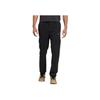 Adidas Solid Logo Print Straight-Leg Sport Pants Men Bottoms Black HE7379