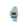 CASIO Customized watch modified series pink mirror blue resin case 200 meters waterproof F-91WS-2 modified-Ice Blue F-91WS-LanSeBiaoPanHeSeBiaoJing