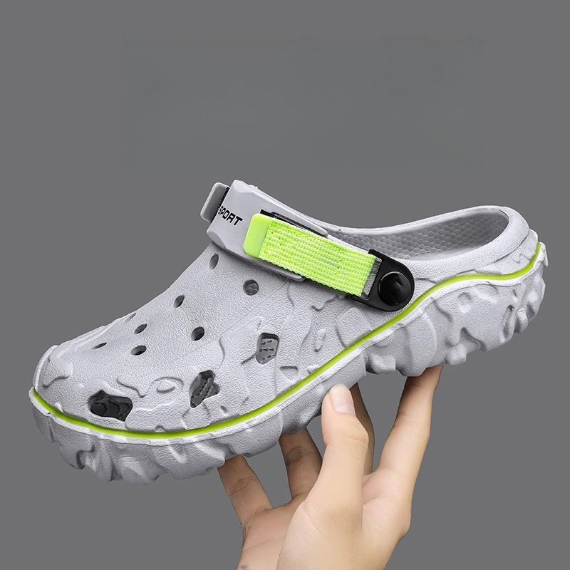 Prodyšné boty na pláž a pro venkovní sporty s měkkou podrážkou, univerzální ležérní boty ve velkých velikostech, cool pantofle